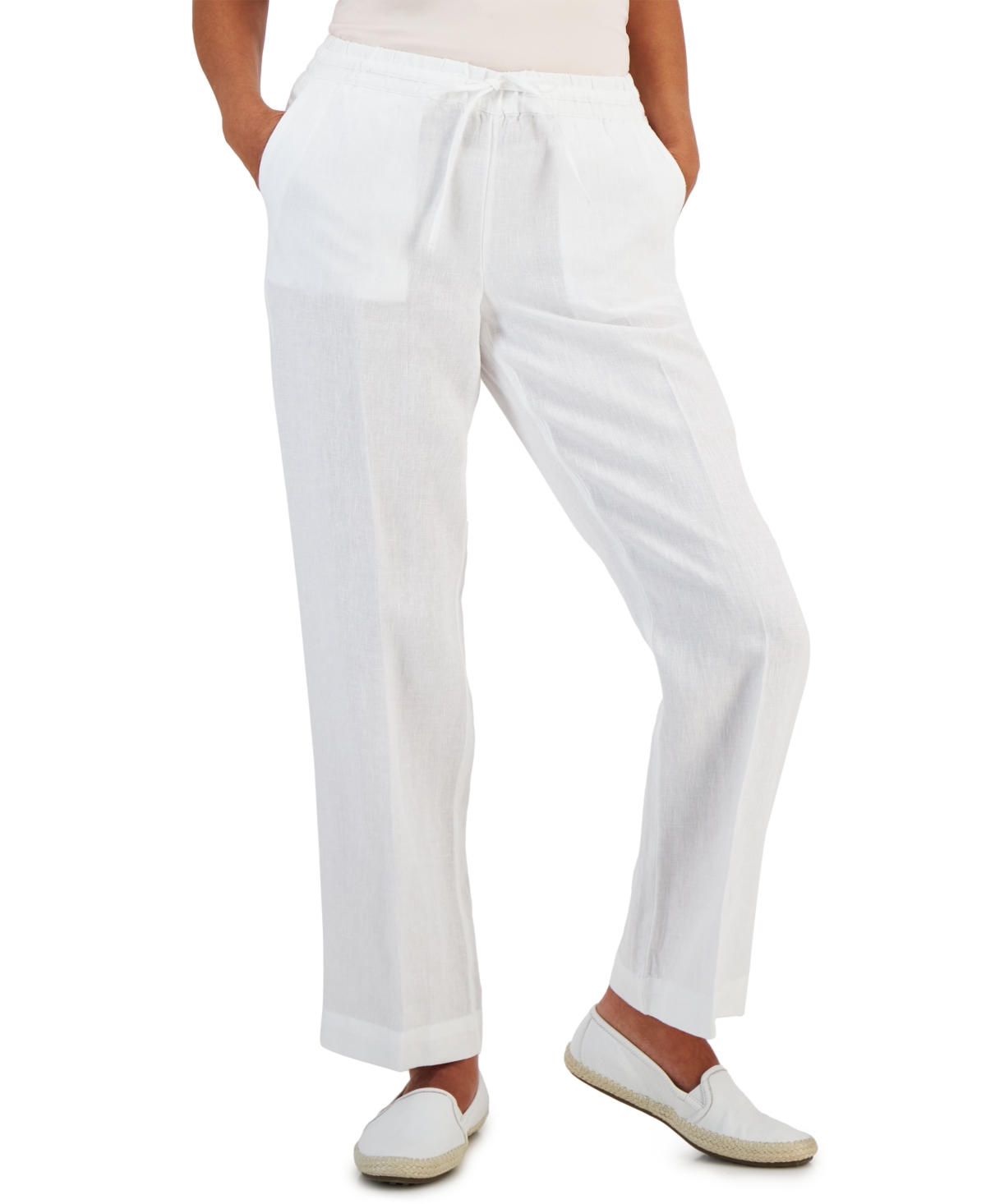 Linen slacks at macy's discount