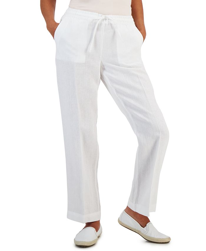 Charter Club Women Petite Newport Tummy-Control Cropped Pants (12 Petite,  Bright White) : : Clothing, Shoes & Accessories