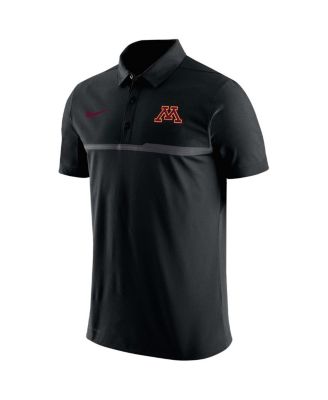 Men's Black Minnesota Golden Gophers Coaches Performance Polo Shirt