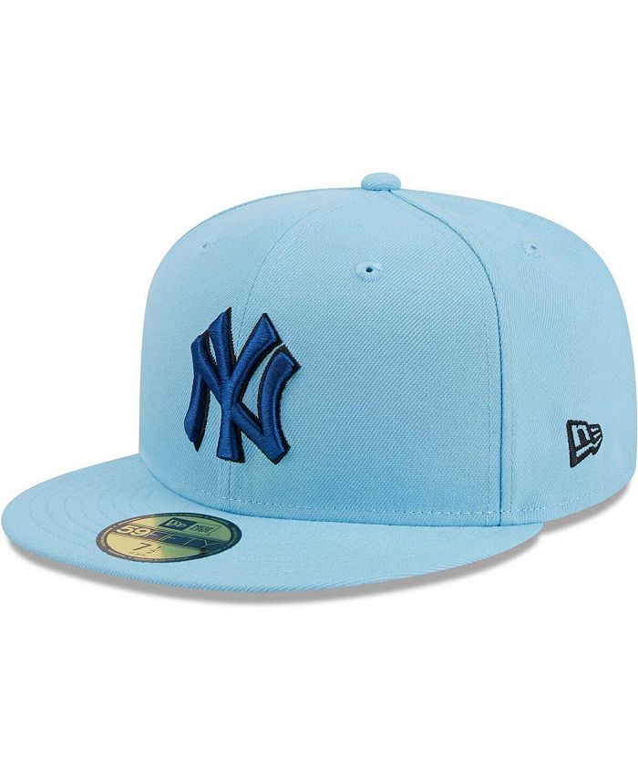 New Era Men's Light Blue New York Yankees 59FIFTY Fitted Hat - Macy's