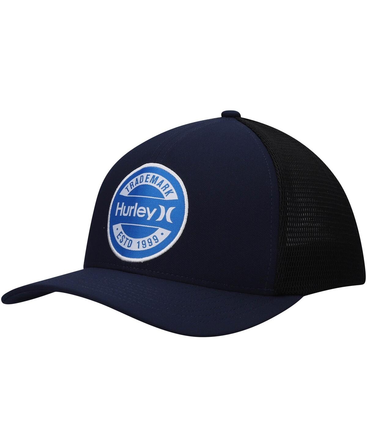Hurley Men's  Navy Charter Trucker Snapback Hat