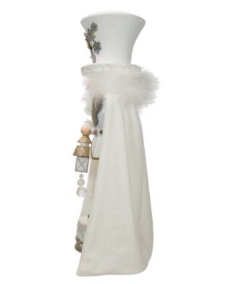 18" Hollywood Snowflake Soldier Battery-Operated LED Nutcracker