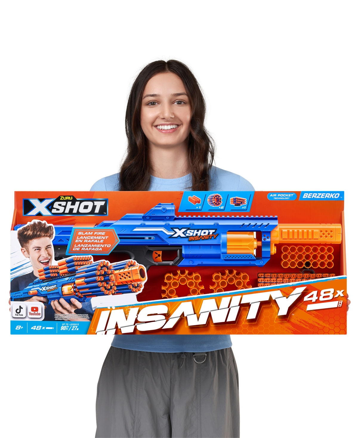 Shop X-shot Insanity Series 1 Berzerko 8 Shot, 48 Darts In No Color