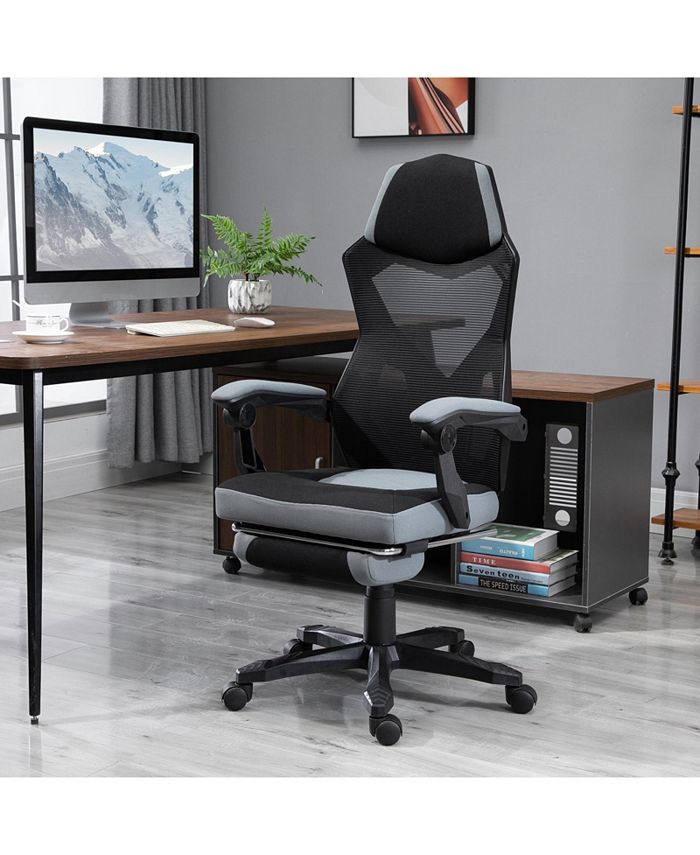 Vinsetto Ergonomic Home Office Chair High Back Armchair Computer Desk