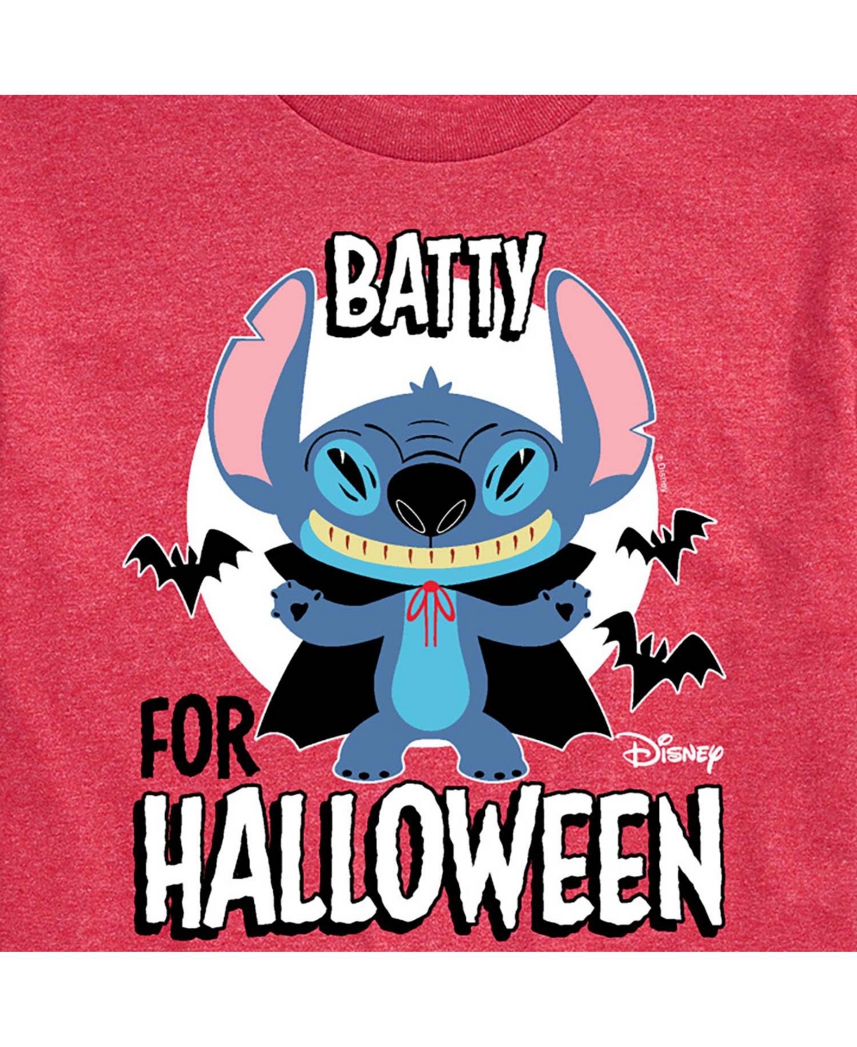 Airwaves Men's Lilo and Stitch Halloween Short Sleeve T-shirt - Polyester