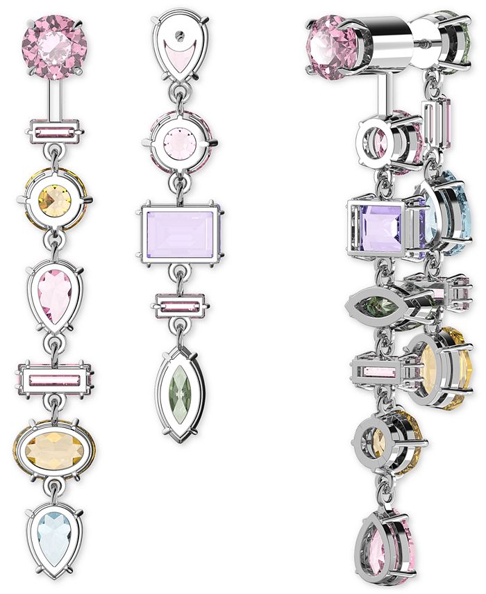Silvernight Swarovski Crystal Earrings – Cushion Cut Crystal Classic Leverback Earrings main image 0