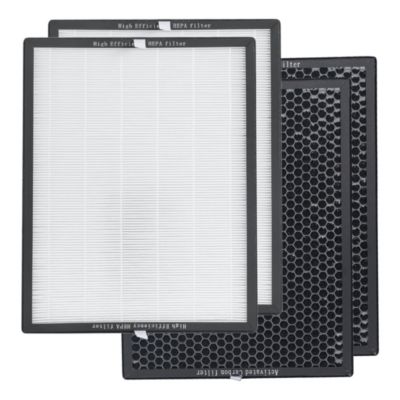 BLACK+DECKER Replacement Air Purifier Filter, AF4, Dual HEPA & Activated Carbon Filter, For BAPUV250