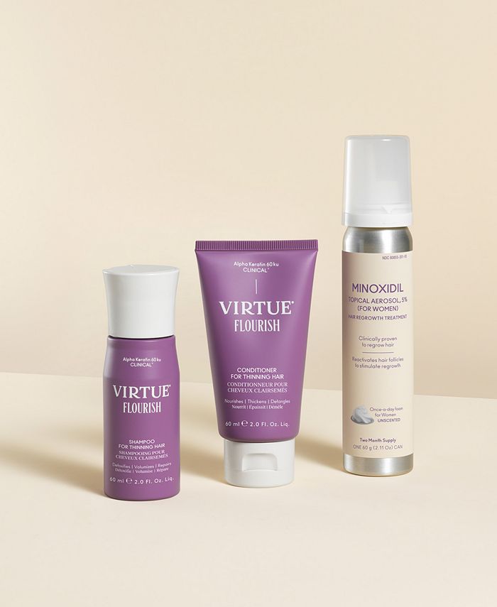 Virtue 3Pc. TrialSize Hair Growth Treatment Set Macy's