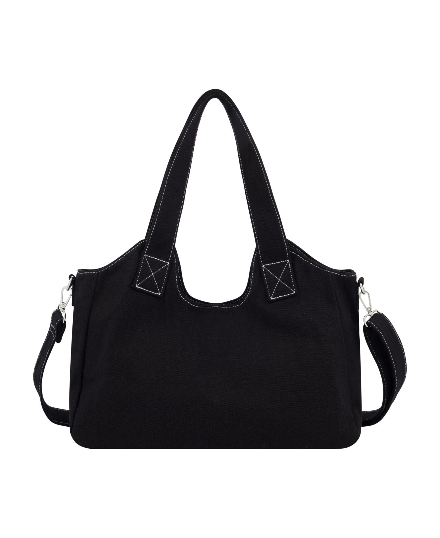 Женская сумка True Religion Horseshoe Stitch Black Satchel, цвет: Чёрный — фото 2