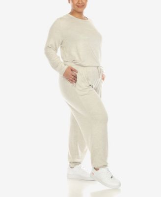 Plus Size Lounge Set, 2-Piece