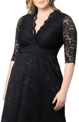 Women's Plus Size Maria Lace Evening Gown