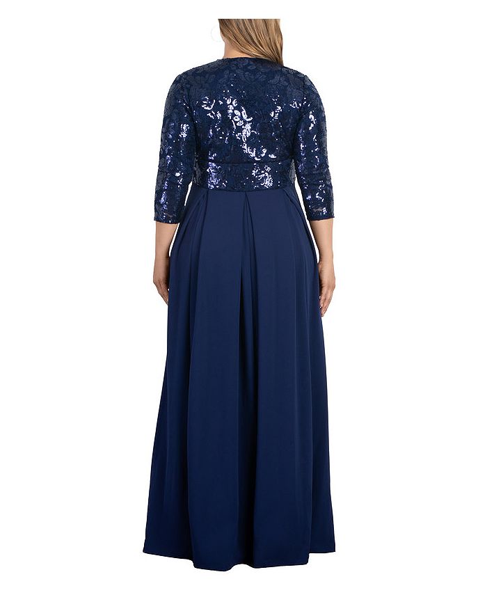 Kiyonna Women's Whimsy Ruffled Midi Wrap Dress - Plus & Missy Sizes, Cocktail & Wedding Guest Dress