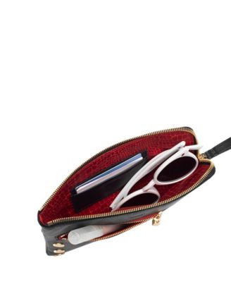 Nash Small Leather Crossbody Wristlet