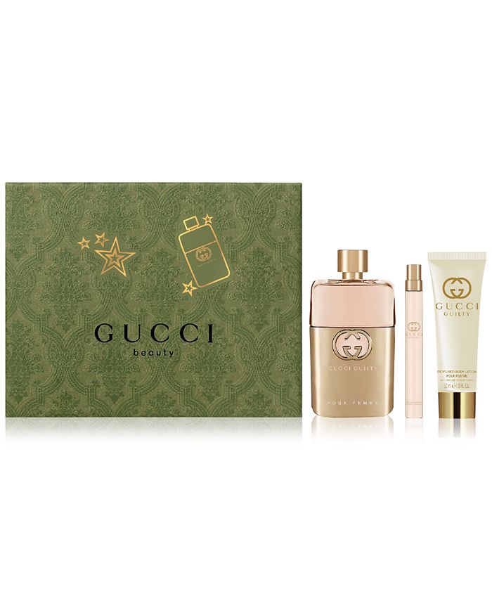 Gucci 3-Pc. Guilty Pour Femme Eau de Parfum Festive Gift Set - Macy's