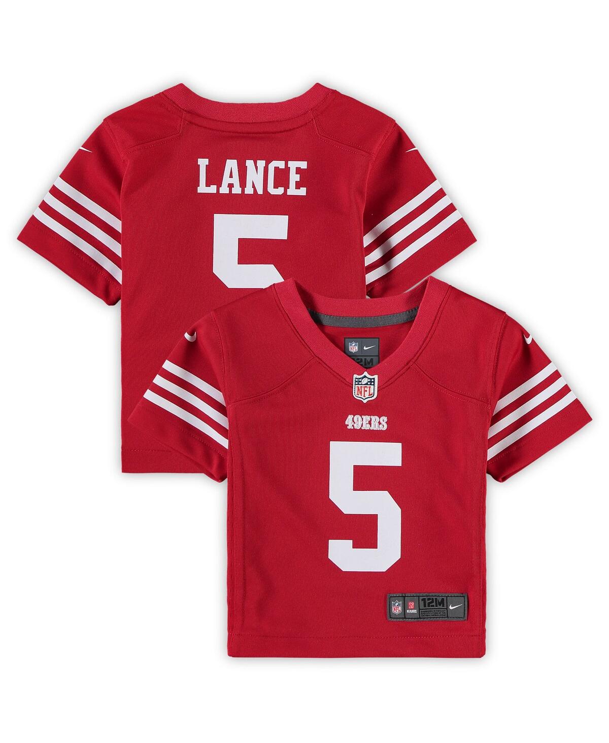 Infant Boys and Girls Nike Trey LanceSan Francisco 49ers Player Game Jersey - Scarlet