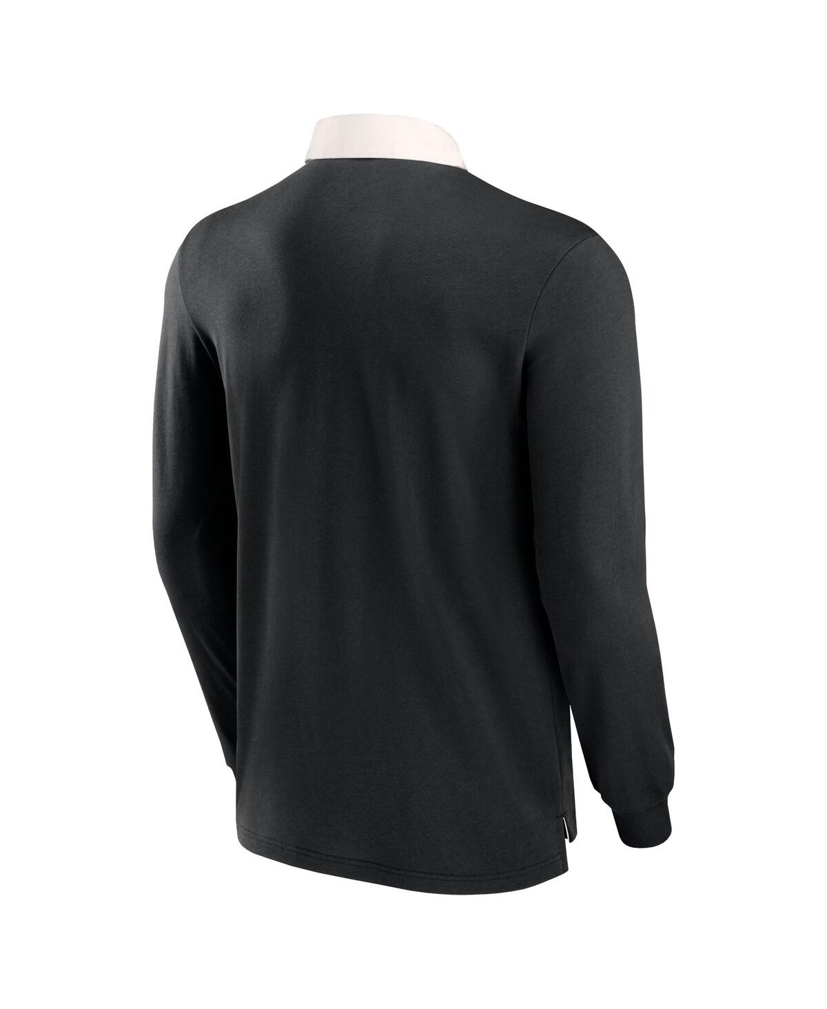 Men's FanaticsAustin Fc Penalty Kick Long Sleeve Polo Shirt - Black
