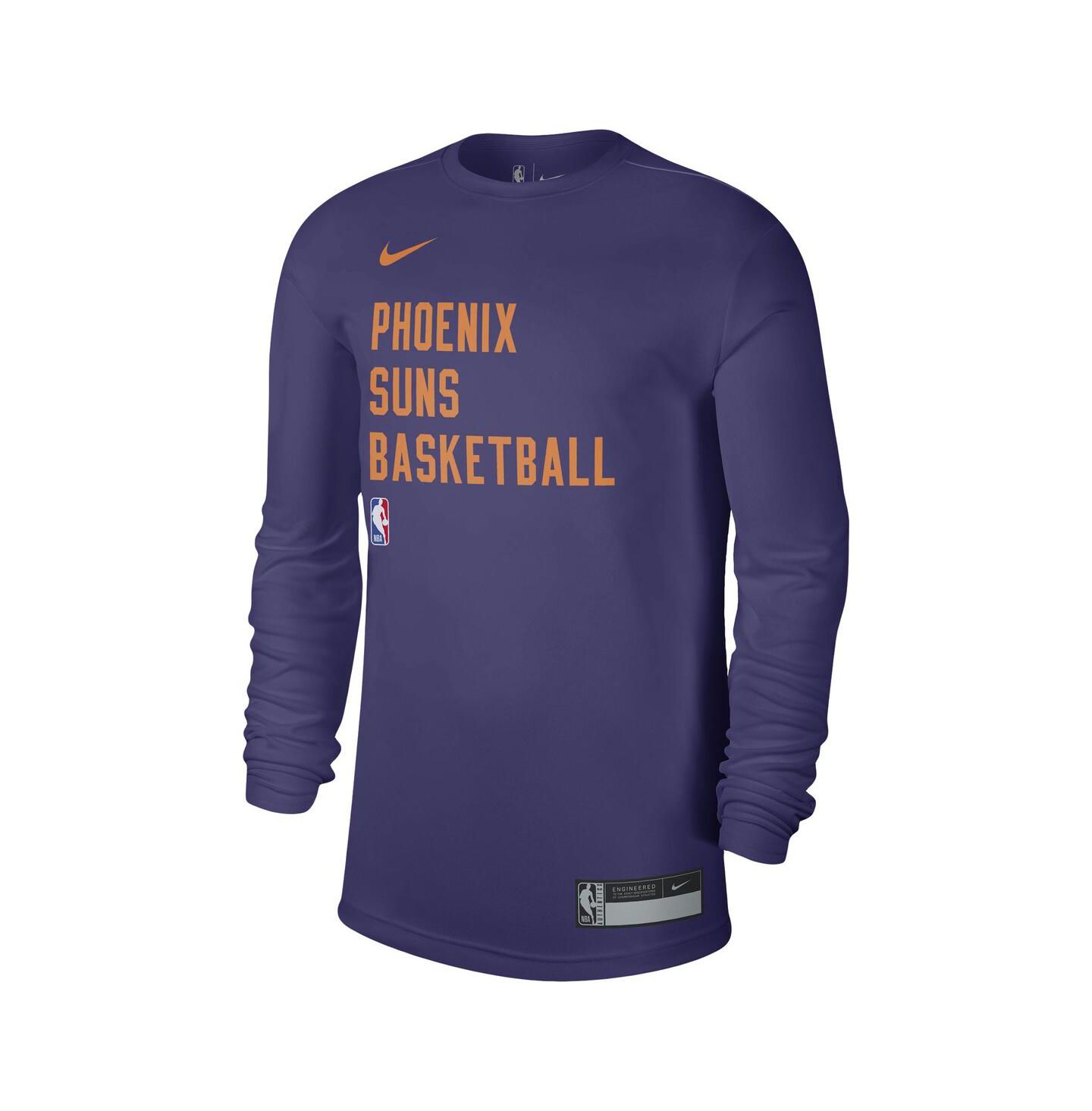 Топ Nike Purple Phoenix Suns 2023 Legend On-Court Practice long sleeve — фото 3