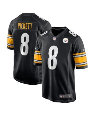 Men's Nike Kenny Pickett Black Pittsburgh Steelers Player Game Jersey Size: Medium