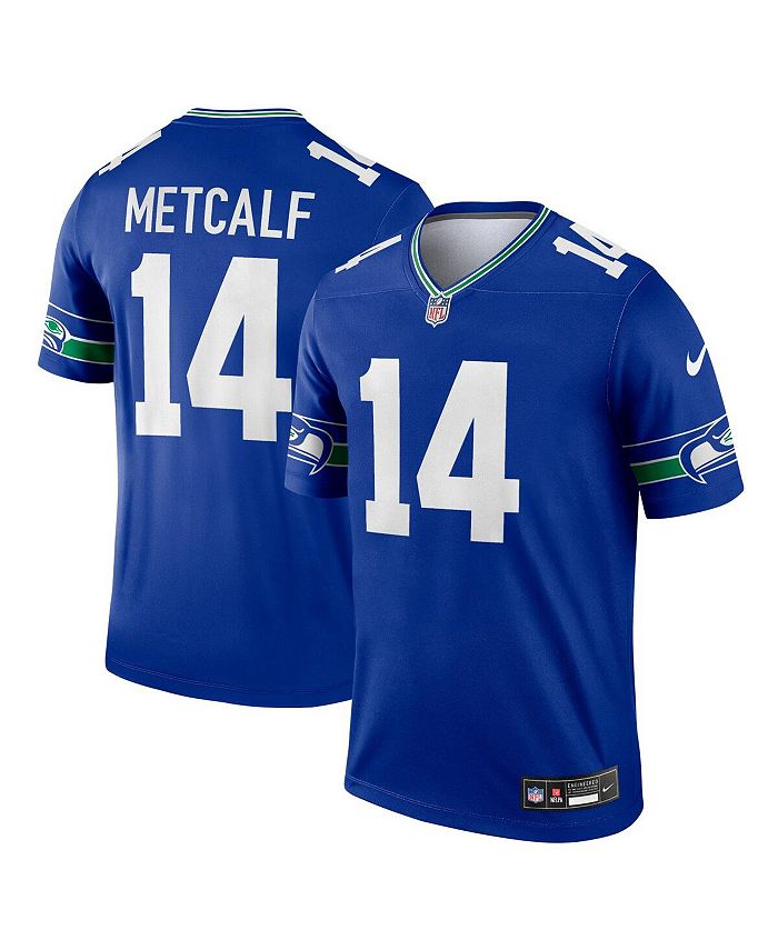 Nike Men's DK Metcalf Royal Seattle Seahawks Throwback Legend