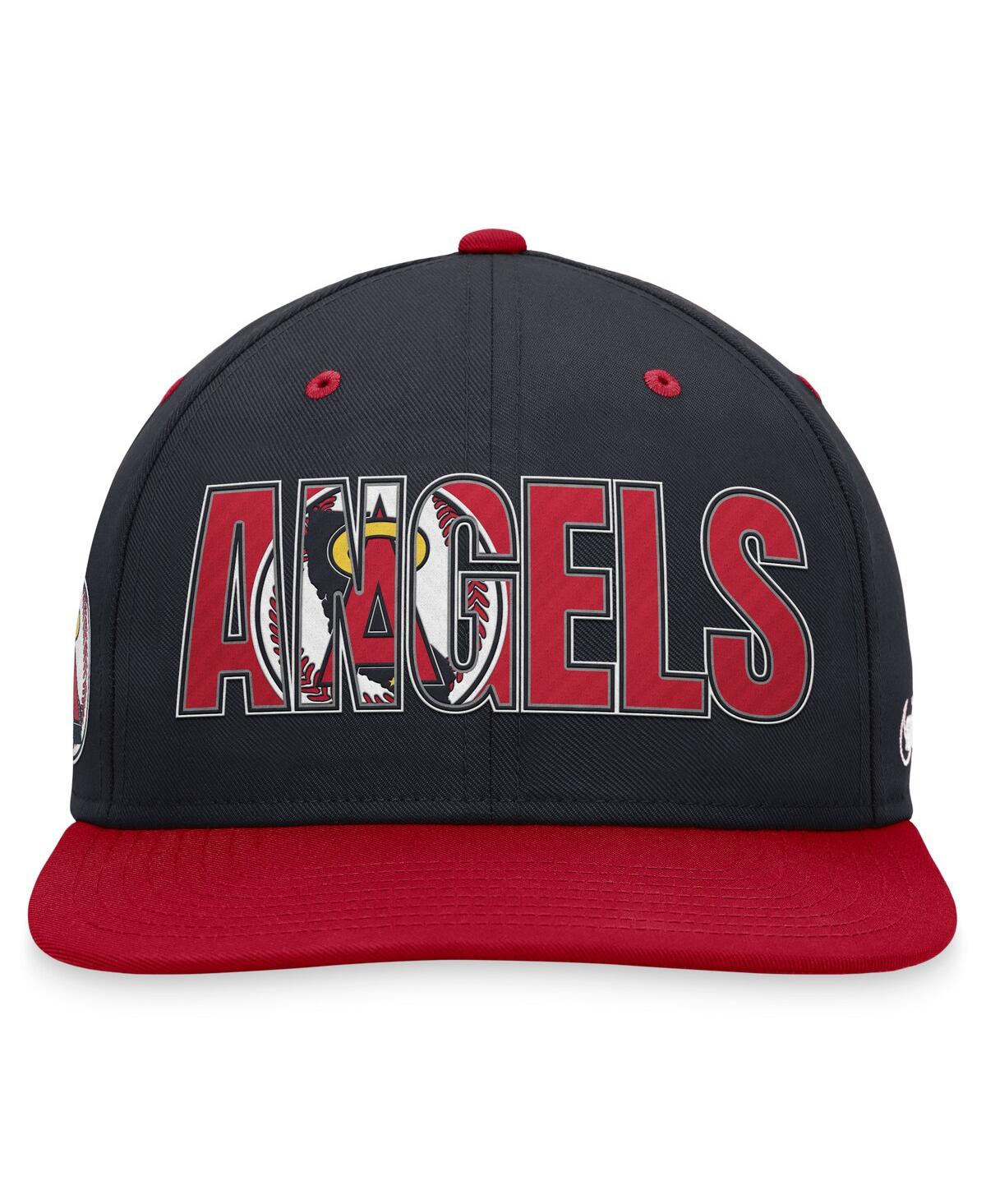 Nike Men's  Navy California Angels Cooperstown Collection Pro Snapback Hat In Navy