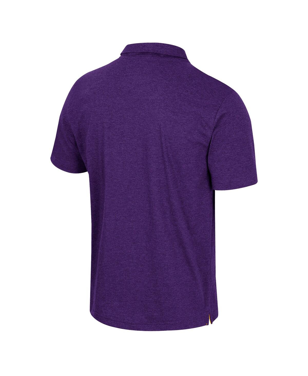 Shop Colosseum Men's  Purple Ecu Pirates No Problemo Polo Shirt