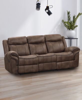 Harris 87" Fabric Manual Recliner Sofa