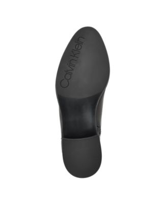 Women's Dhara Logo Strap Block Heel Booties