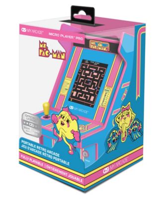 Micro Player Pro 6.7" Ms. Pac-Man Portable Retro Arcade Game