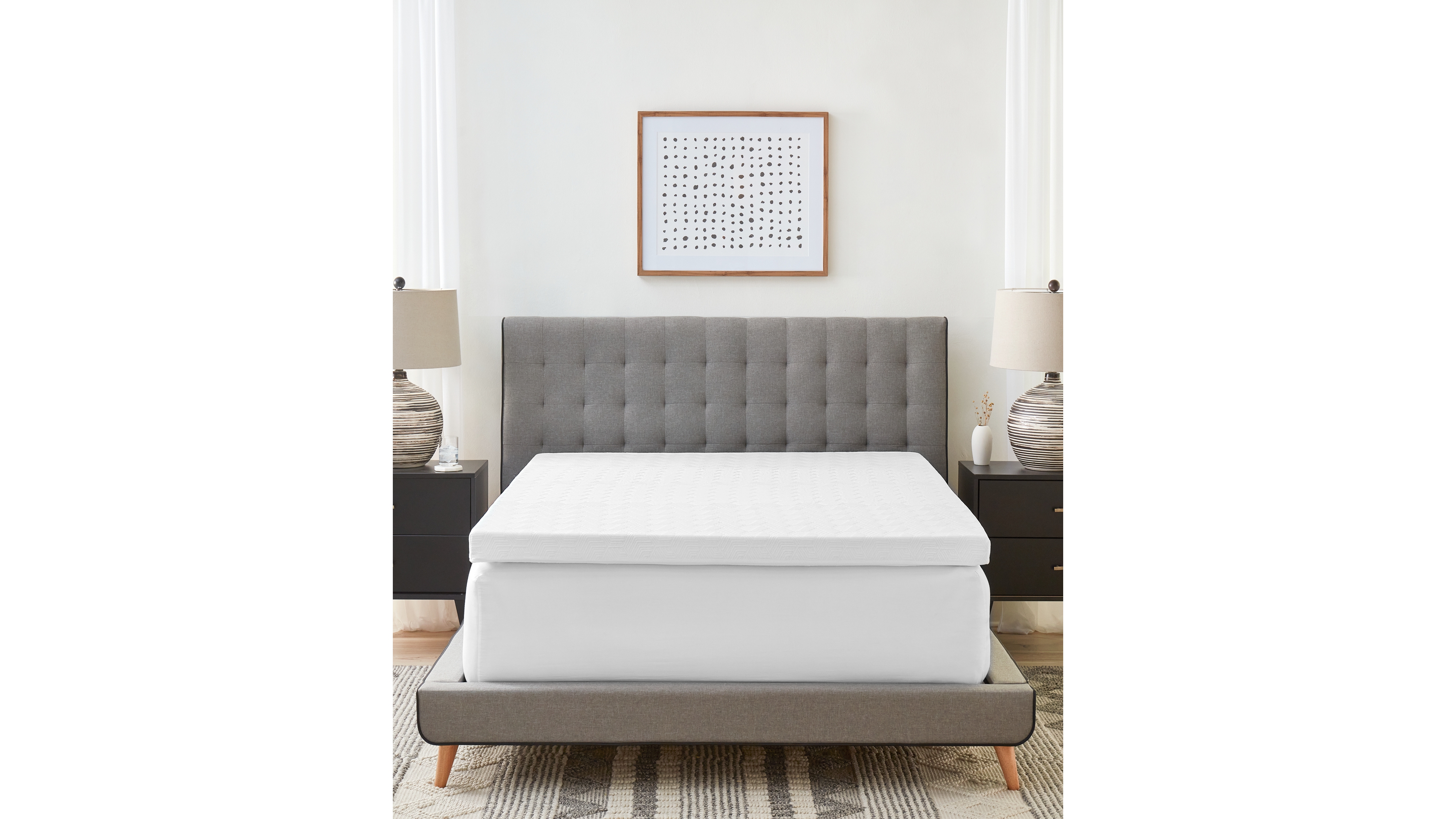 ProSleep 3" Gel-Infused Memory Foam Mattress Topper with Cooling Cover, King