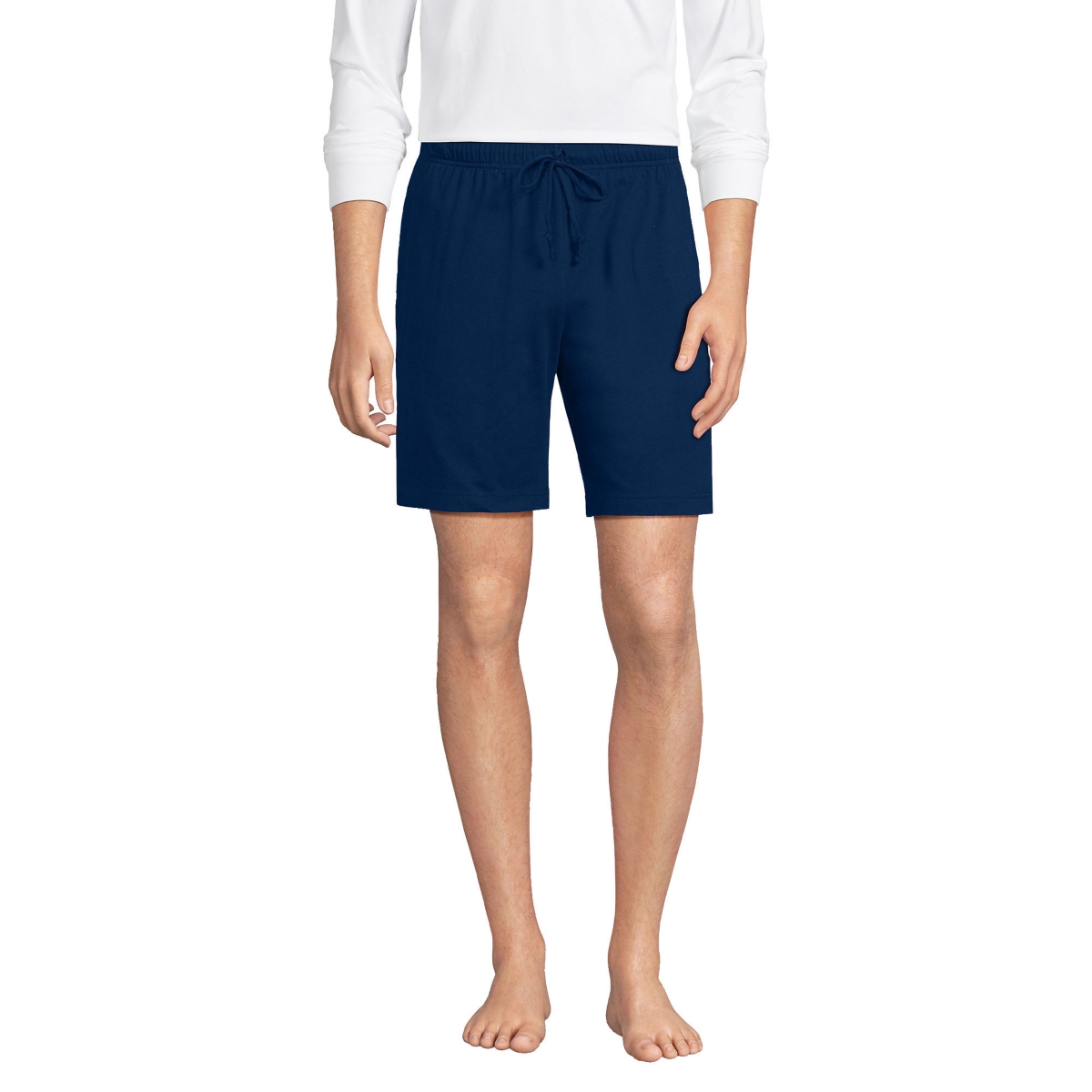 Lands' End Men's Knit Jersey Pajama Shorts