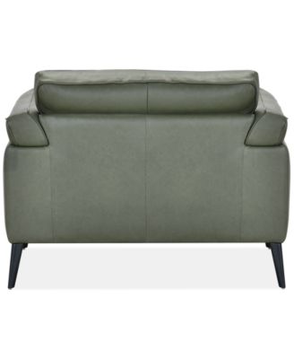 Keery 49" Leather Chair, Created for Macy's