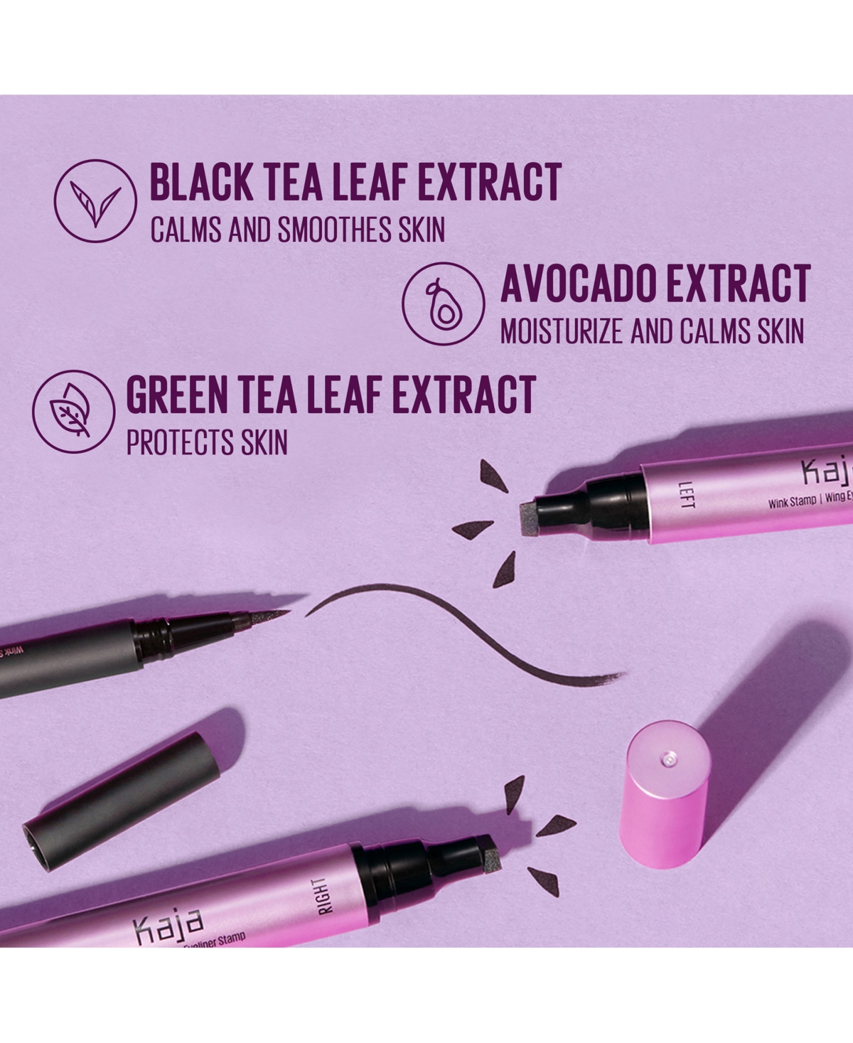 Kaja Wink Stamp Original Waterproof Wing Eyeliner Stamp & Pen