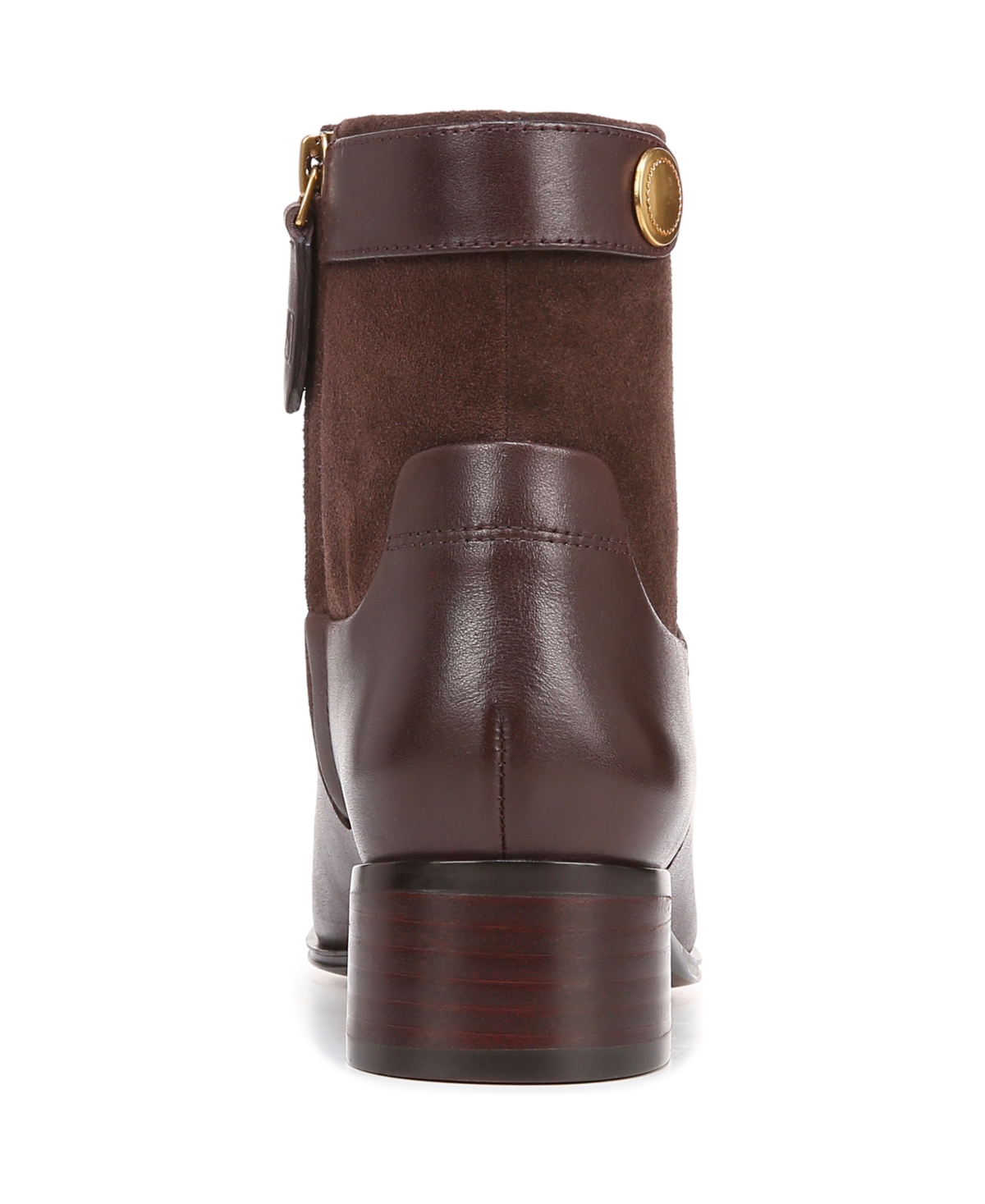 Franco Sarto Women's Jessica Stacked Heel Casual Booties -Suede