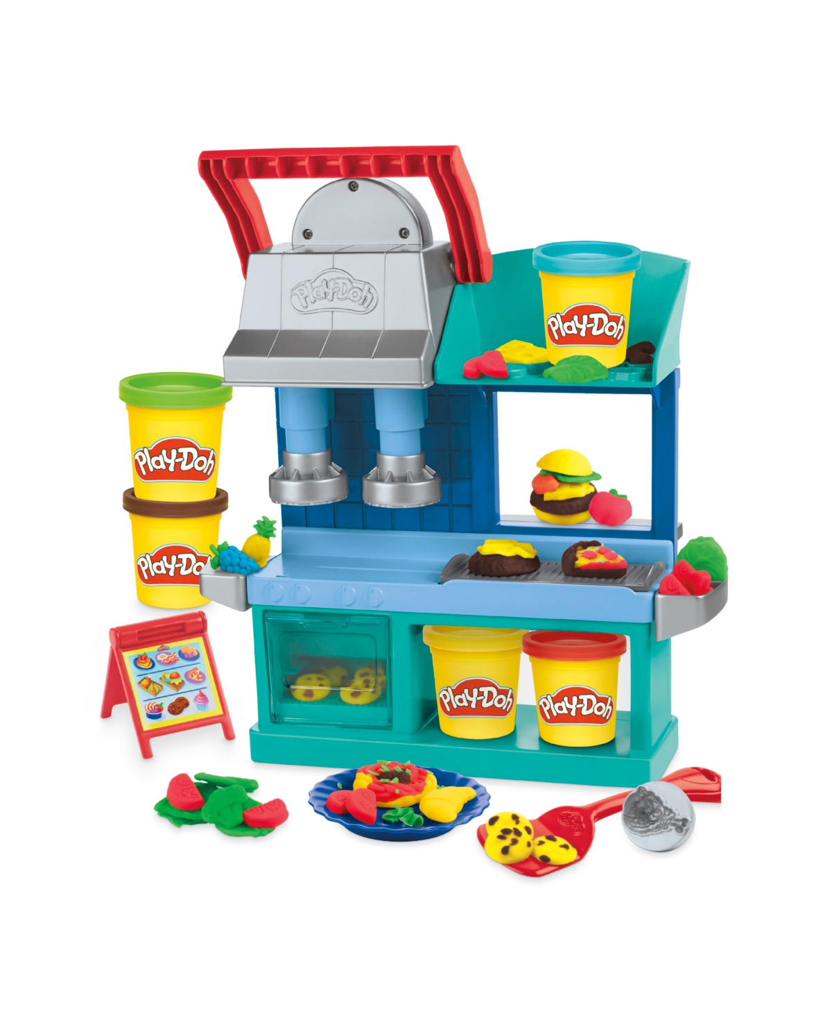 Play-doh Kitchen Creations Busy Chef's Restaurant Playset In No Color