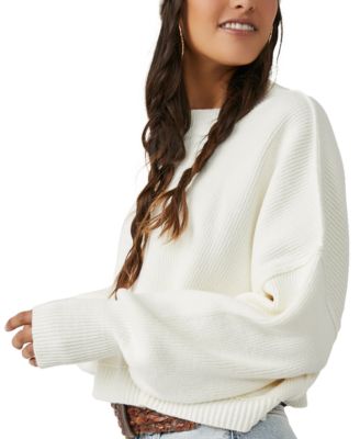 Women's Easy Street Ribbed Cropped Pullover Sweater