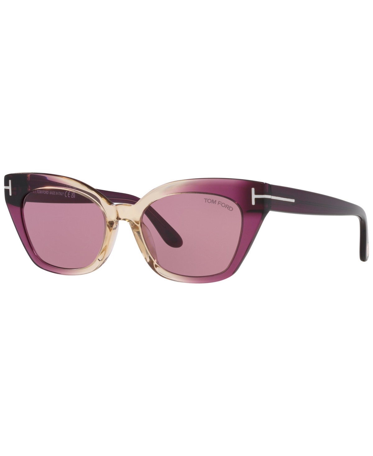 Shop Tom Ford Women's Sunglasses, Juliette In Purple Light