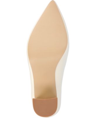 Women's Simonne Block Heel Pointed Toe Pumps
