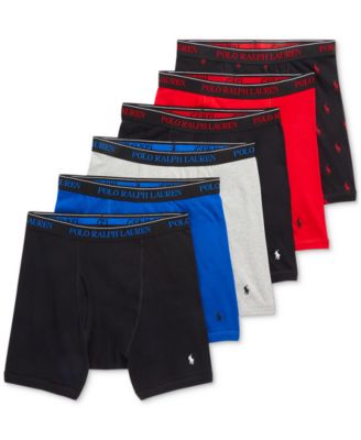 Polo Ralph Lauren - Men's 6-Pk. Classic-Fit Cotton Boxer Briefs
