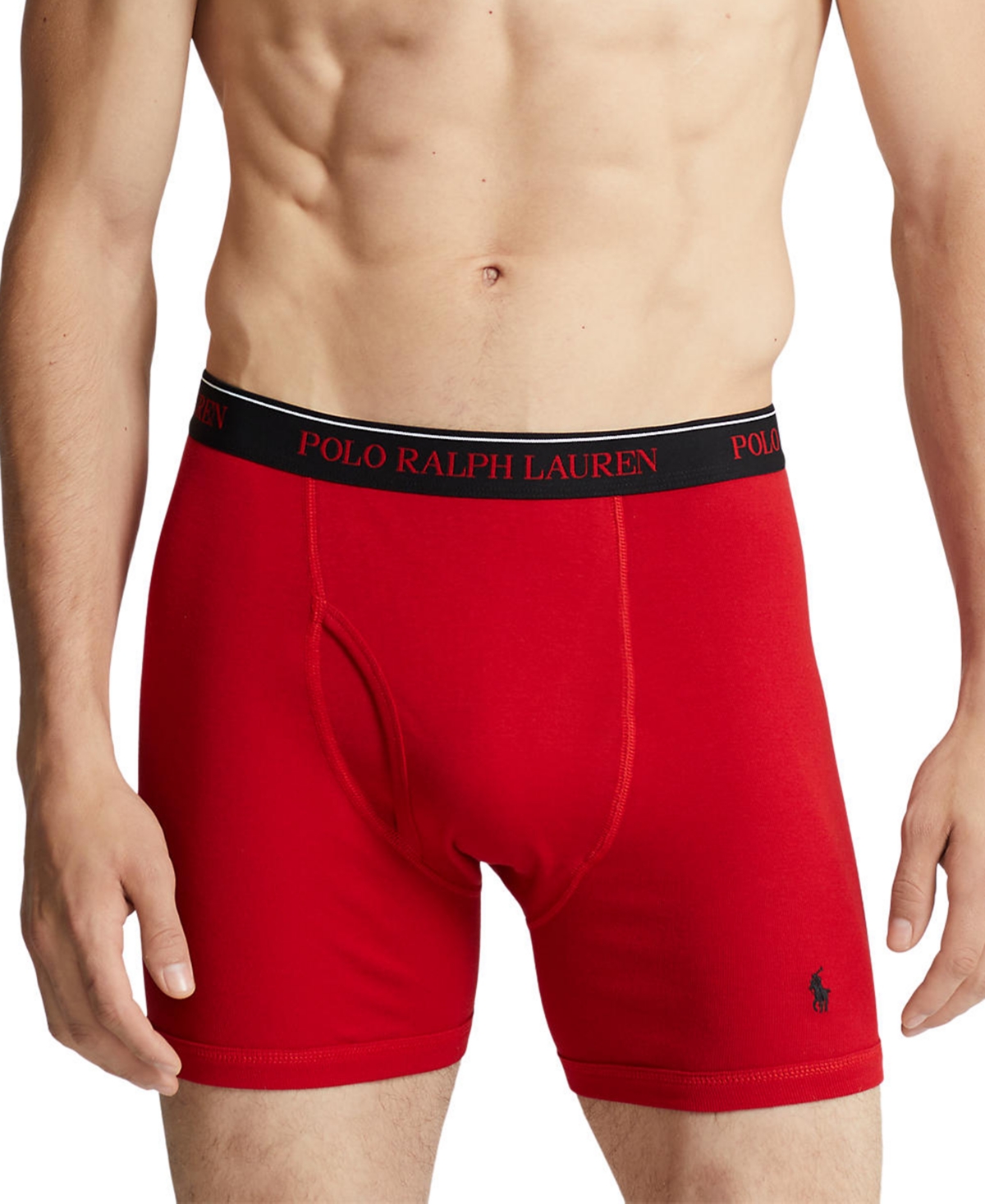Polo Ralph Lauren Men's 5 +1 Free Bonus Pack. Classic-Fit Cotton Boxer Briefs