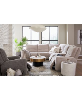 CLOSEOUT! Deklyn 106" 3-Pc. Zero Gravity Fabric Sofa with 2 Power Recliners, Created for Macy's