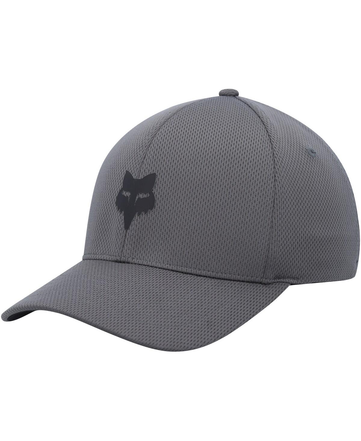 Men's Fox Gray Head Tech Flex Hat - Gray