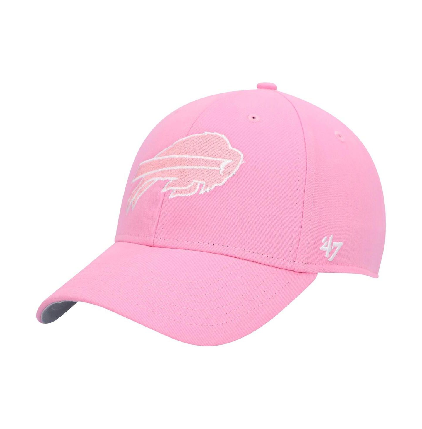 Кепка '47 Brand Pink Buffalo Bills Rose MVP Adjustable Hat для девочек — фото 1