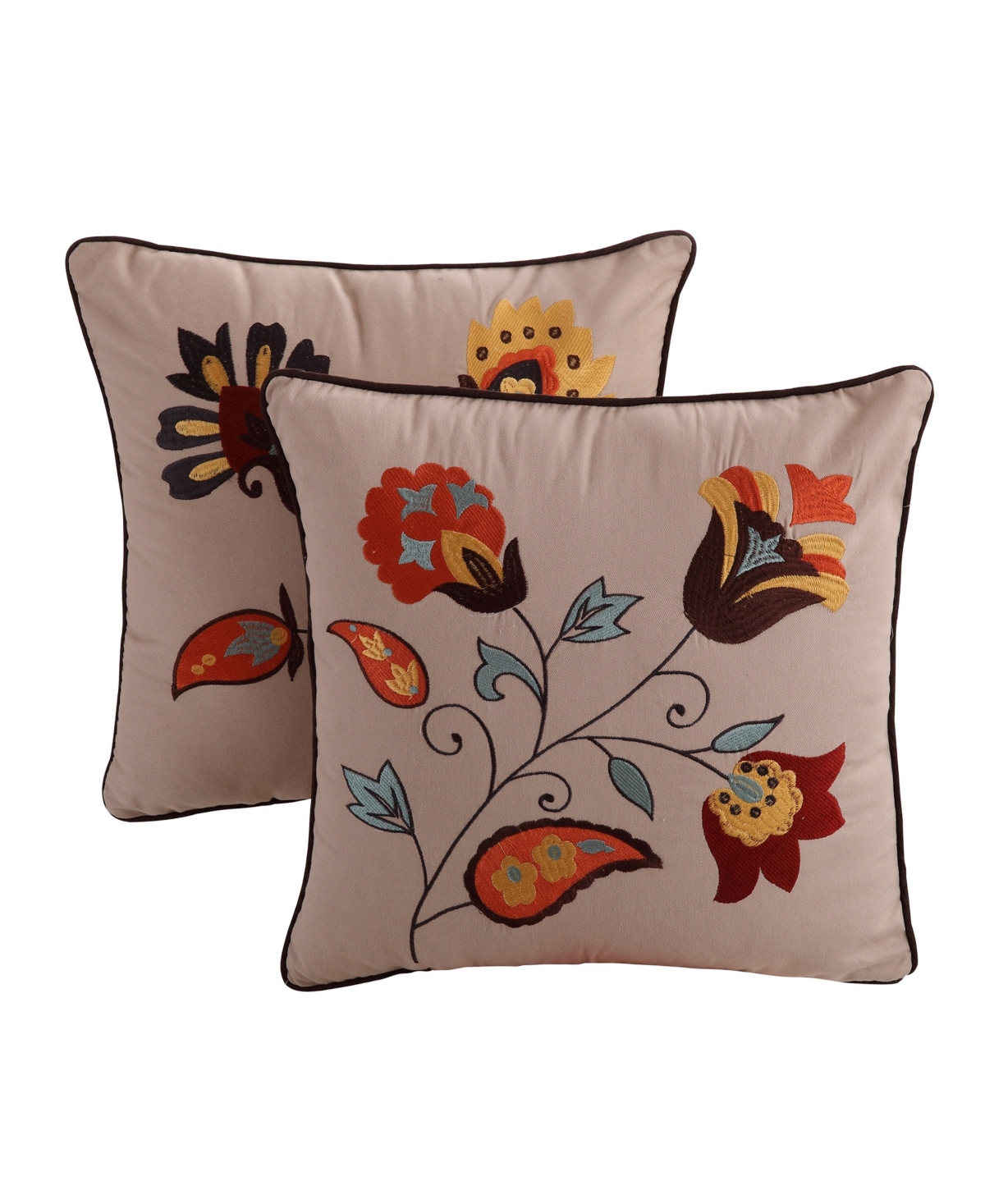 Greenland Home Fashions Sedona Desert Wildflowers 5 Piece Quilt Set, King In Multi