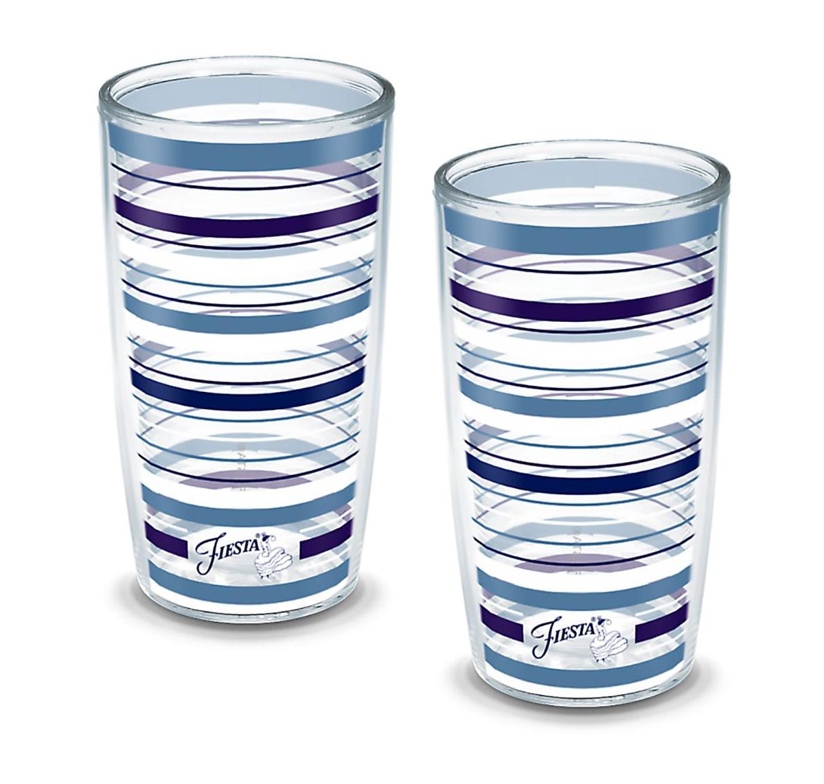 Tervis Tumbler Tervis Fiesta Lapis Stripes Made In Usa Double Walled Insulated Tumbler Cup Keeps Drinks Cold & Hot, In Open Miscellaneous