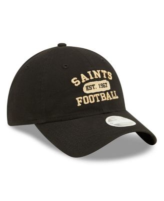 Women's Black New Orleans Saints Formed 9TWENTY Adjustable Hat