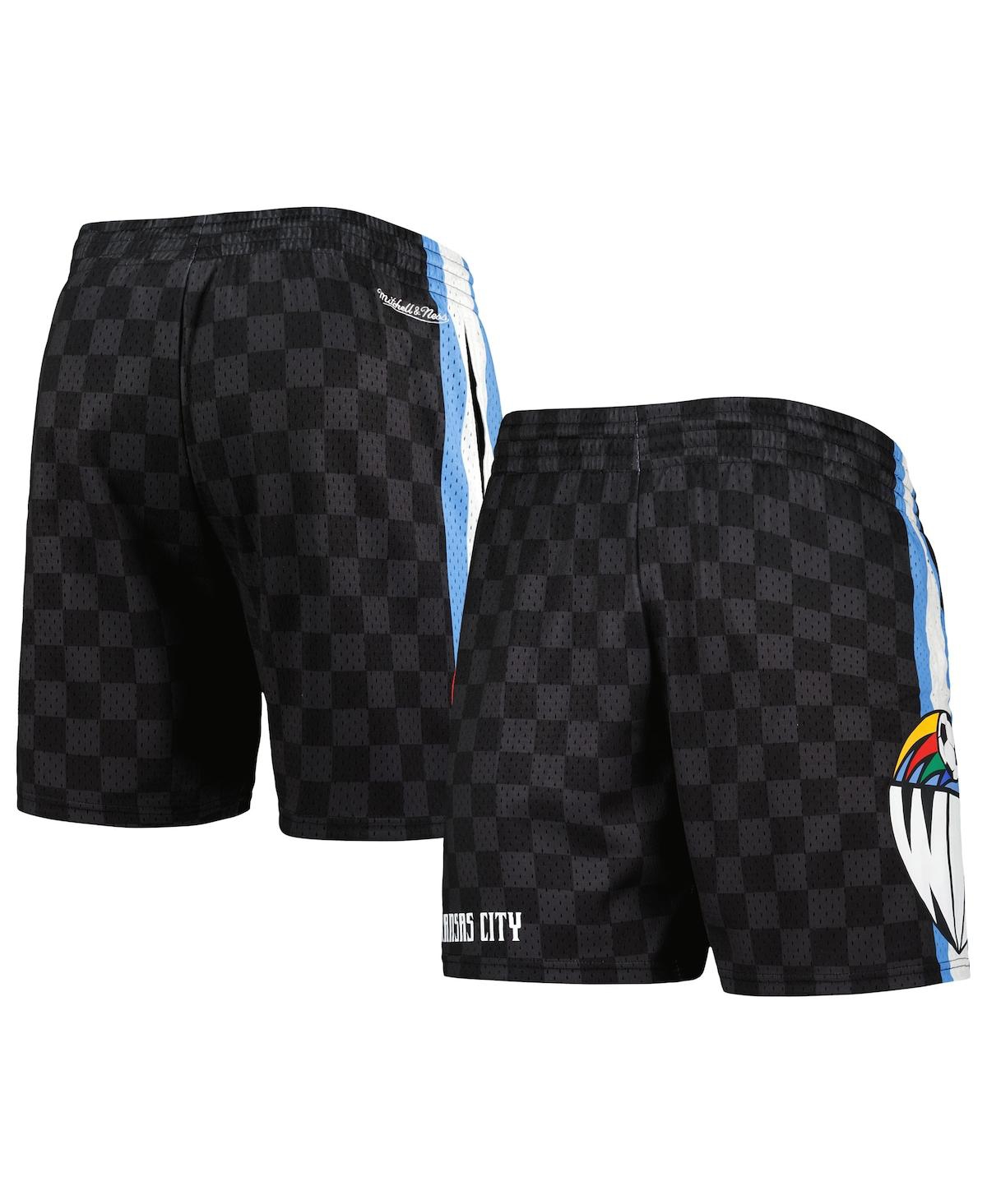 Mitchell & Ness Men's  Black Sporting Kansas City City Mesh Shorts In Black