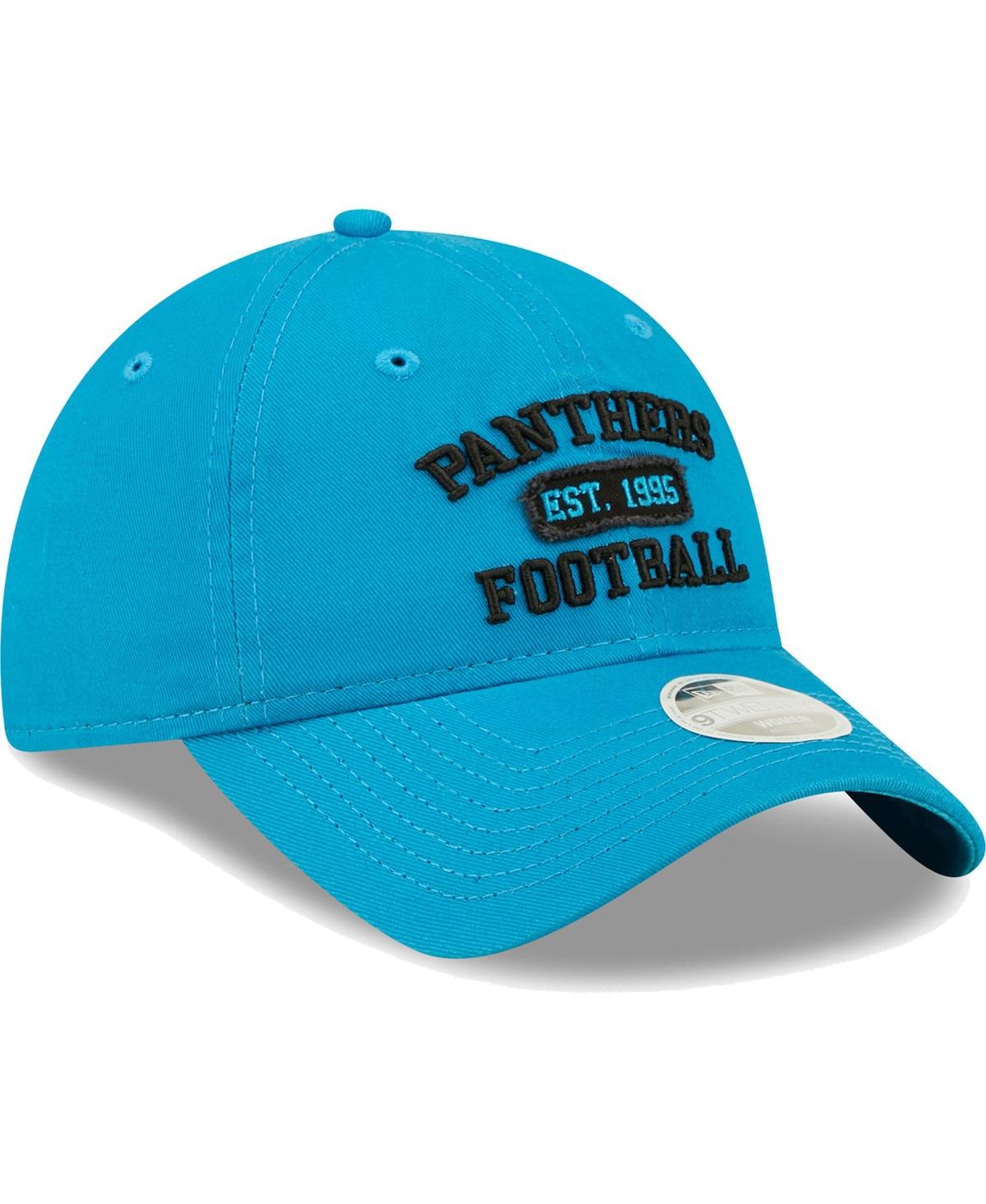 Shop New Era Women's  Blue Carolina Panthers Formed 9twenty Adjustable Hat