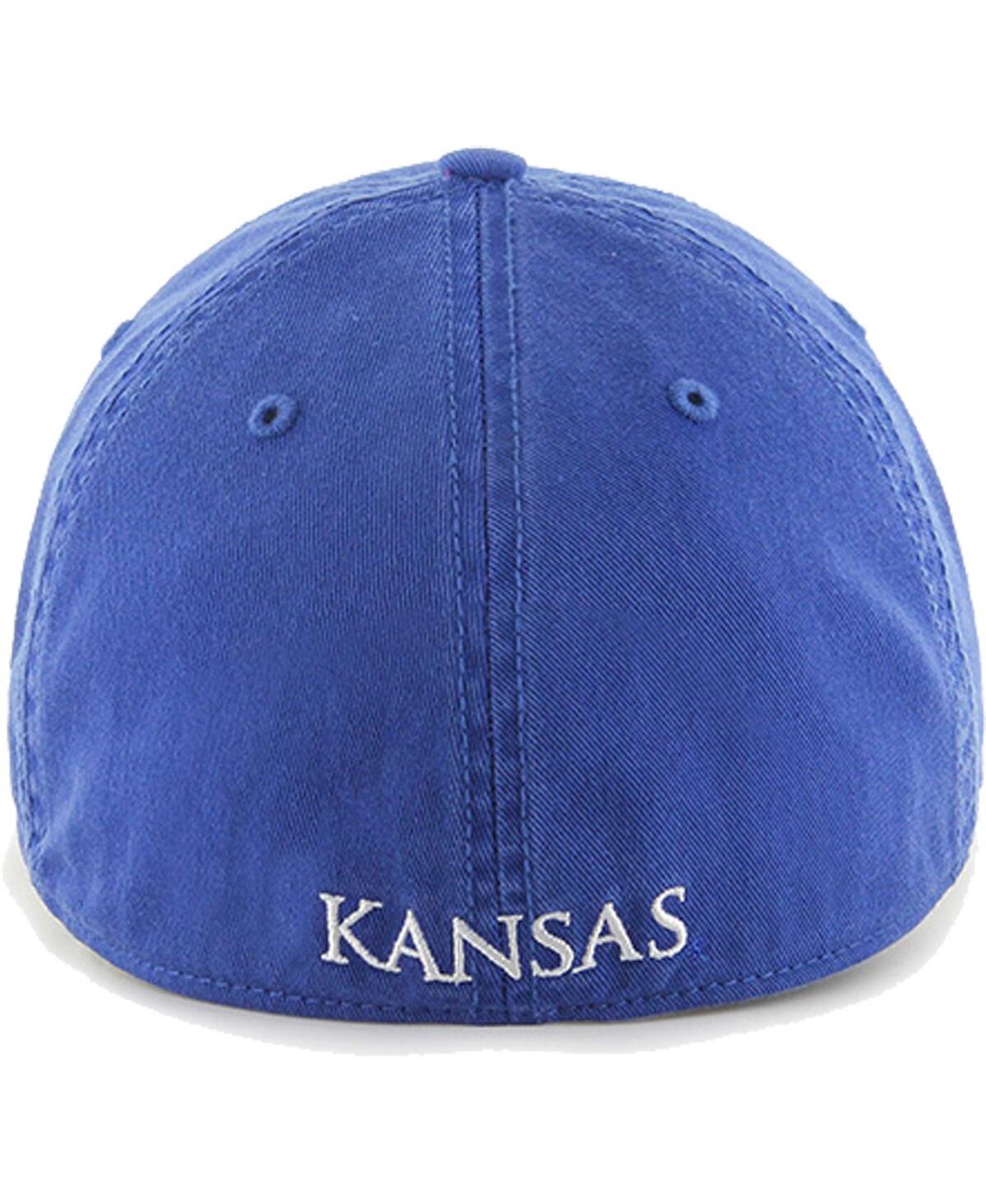 Shop 47 Brand Men's ' Royal Kansas Jayhawks Franchise Fitted Hat