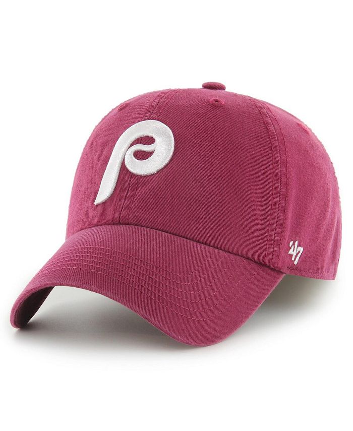 47 Brand Men's Burgundy Philadelphia Phillies Cooperstown Collection  Franchise Fitted Hat - Macy's