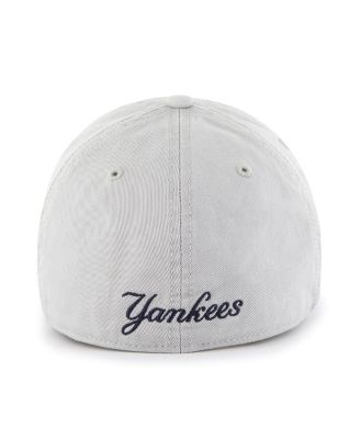 Men's Gray New York Yankees Franchise Logo Fitted Hat